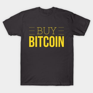 Buy Bitcoin Sign Quote BTC T-Shirt